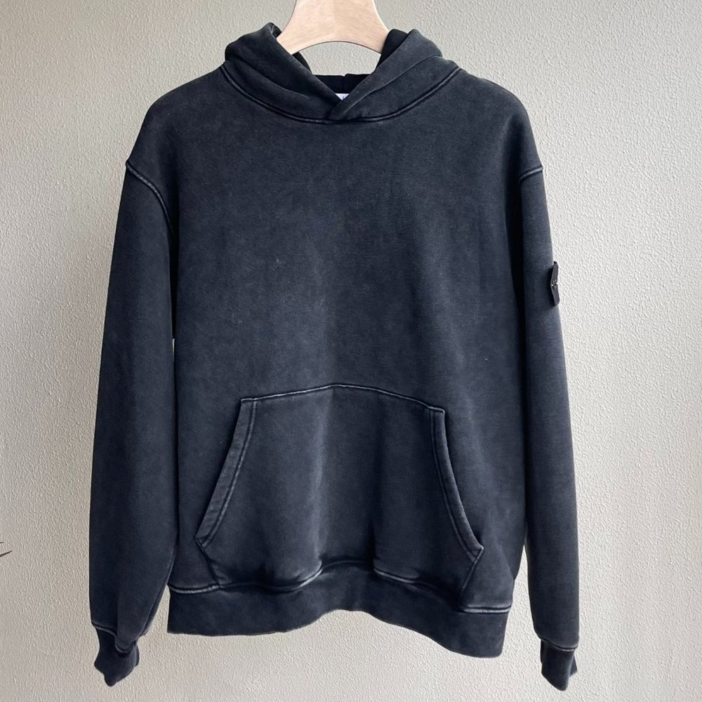 Stone Island Padded Hooded Sleeve Badge Sweatshirt